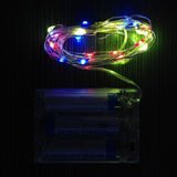 Waterproof LED String Light 20-LED 2M Colorful Light(DC4.5V)